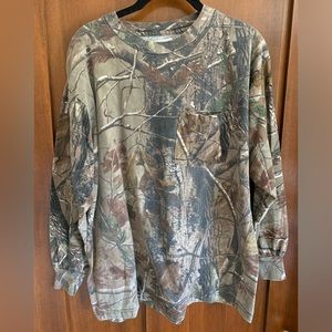 Vintage wrangler realtree camo tee